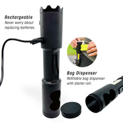 Doggie Doo All | Flashlight & Waste Bag Dispenser